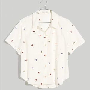 Madewell White Top - extra small